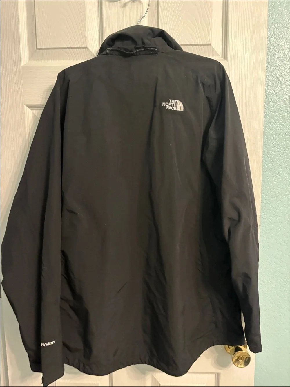 The North Face outer Shell black Jacket Men XL Water resistant extra large